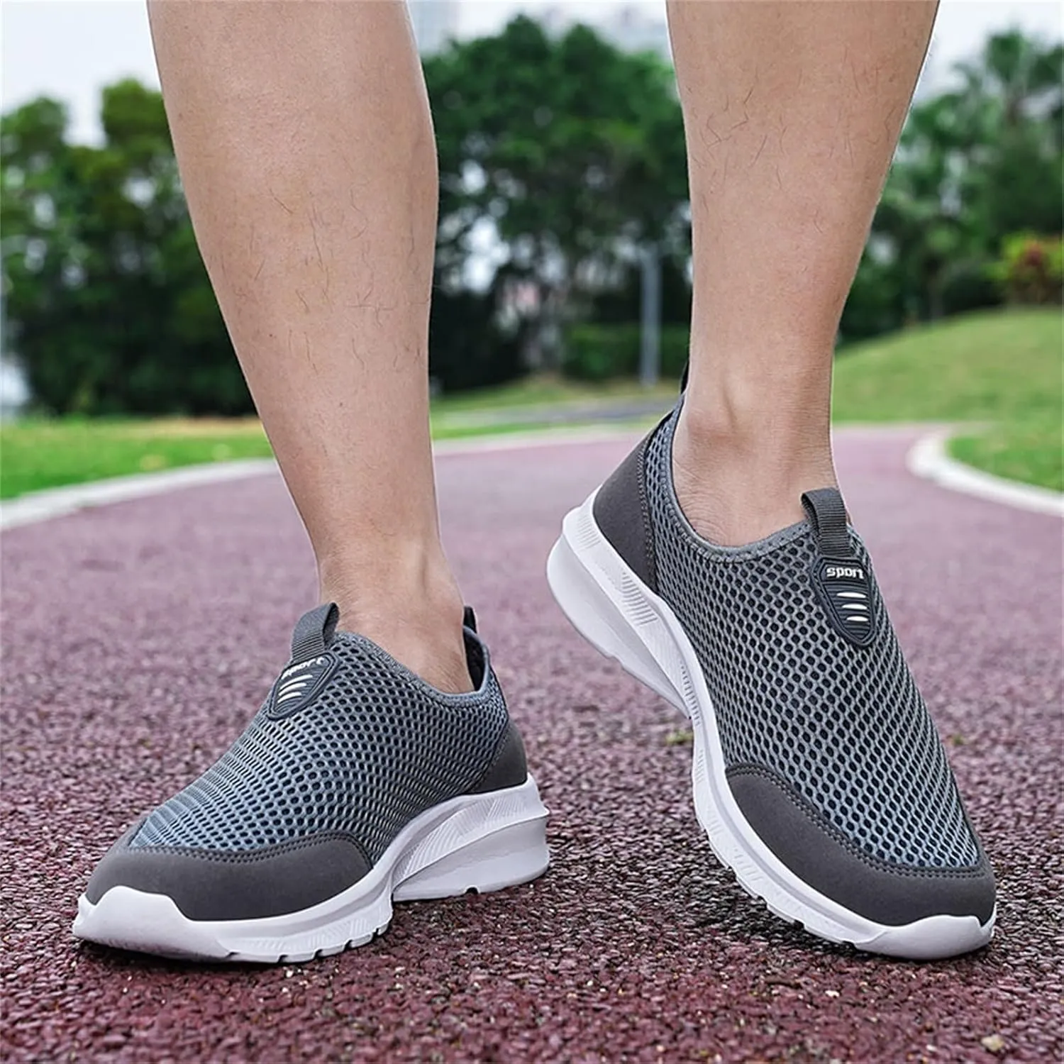 Arch Support Hiking Shoes for Men Breathable Casual Comfortable Walking Sneaker Men's Breathable Barefoot Shoes