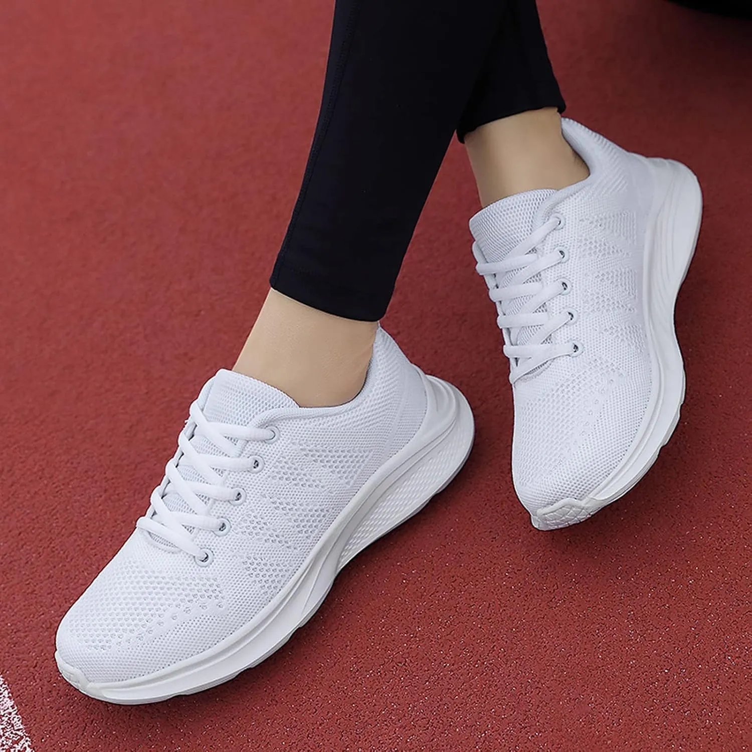 Arch Support Non Slip Minimalist Shoes for Men Breathable Mesh Fashion Sneaker Breathable Lace Up Shoes for Men