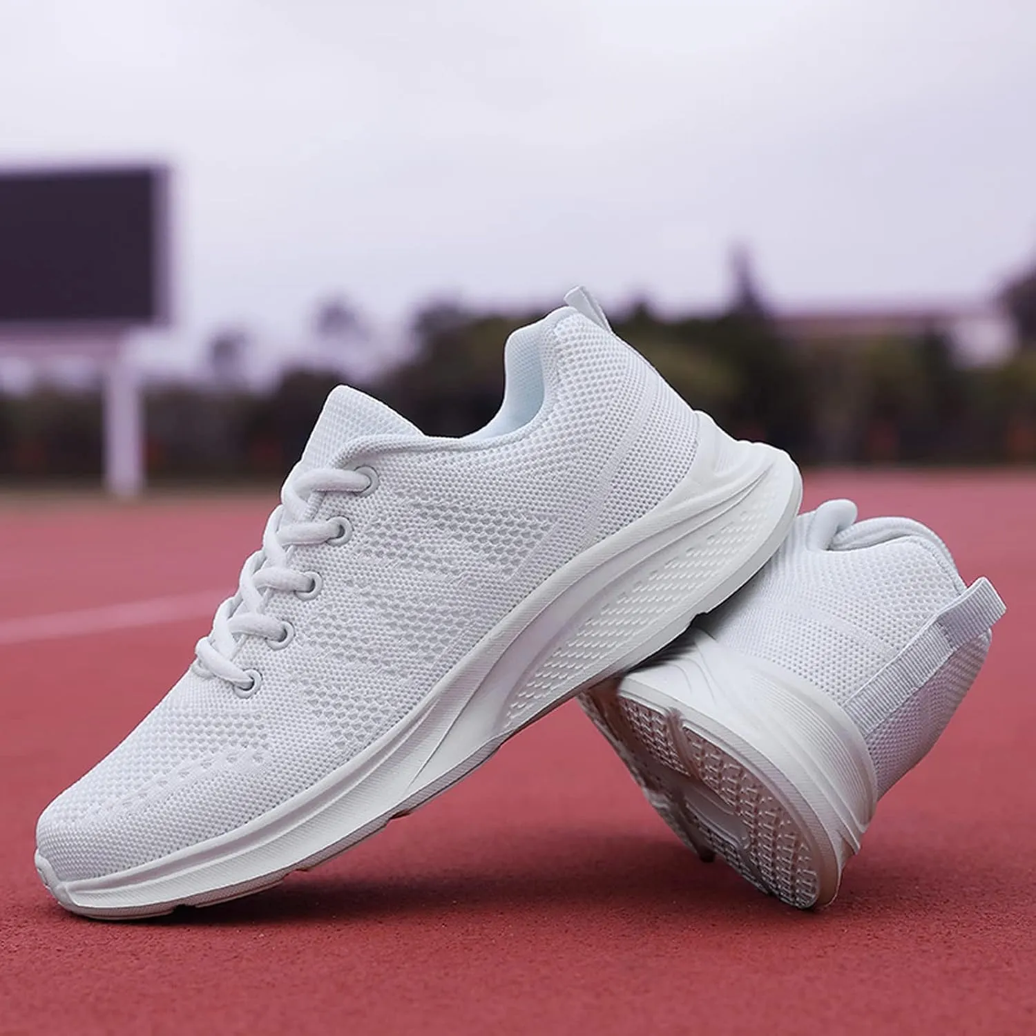 Arch Support Non Slip Minimalist Shoes for Men Breathable Mesh Fashion Sneaker Breathable Lace Up Shoes for Men