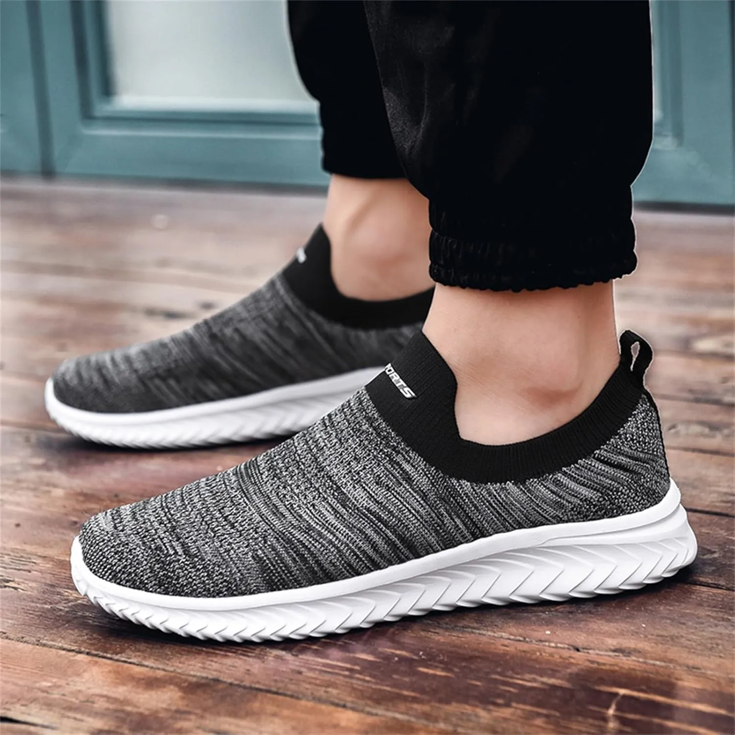 Arch Support Sports Shoes for Men Casual Sneaker Mesh Breathable Walking Shoe Breathable Diabetic Shoes for Men