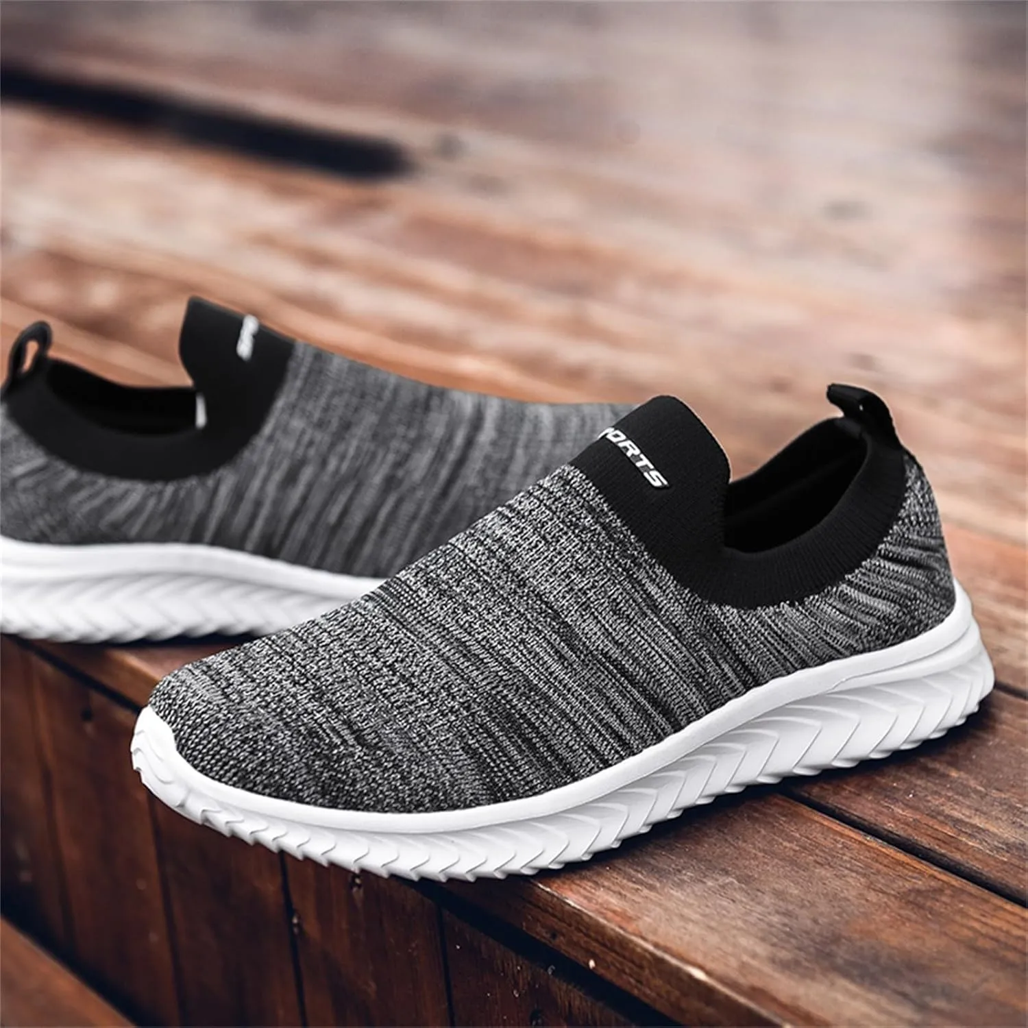 Arch Support Sports Shoes for Men Casual Sneaker Mesh Breathable Walking Shoe Breathable Diabetic Shoes for Men