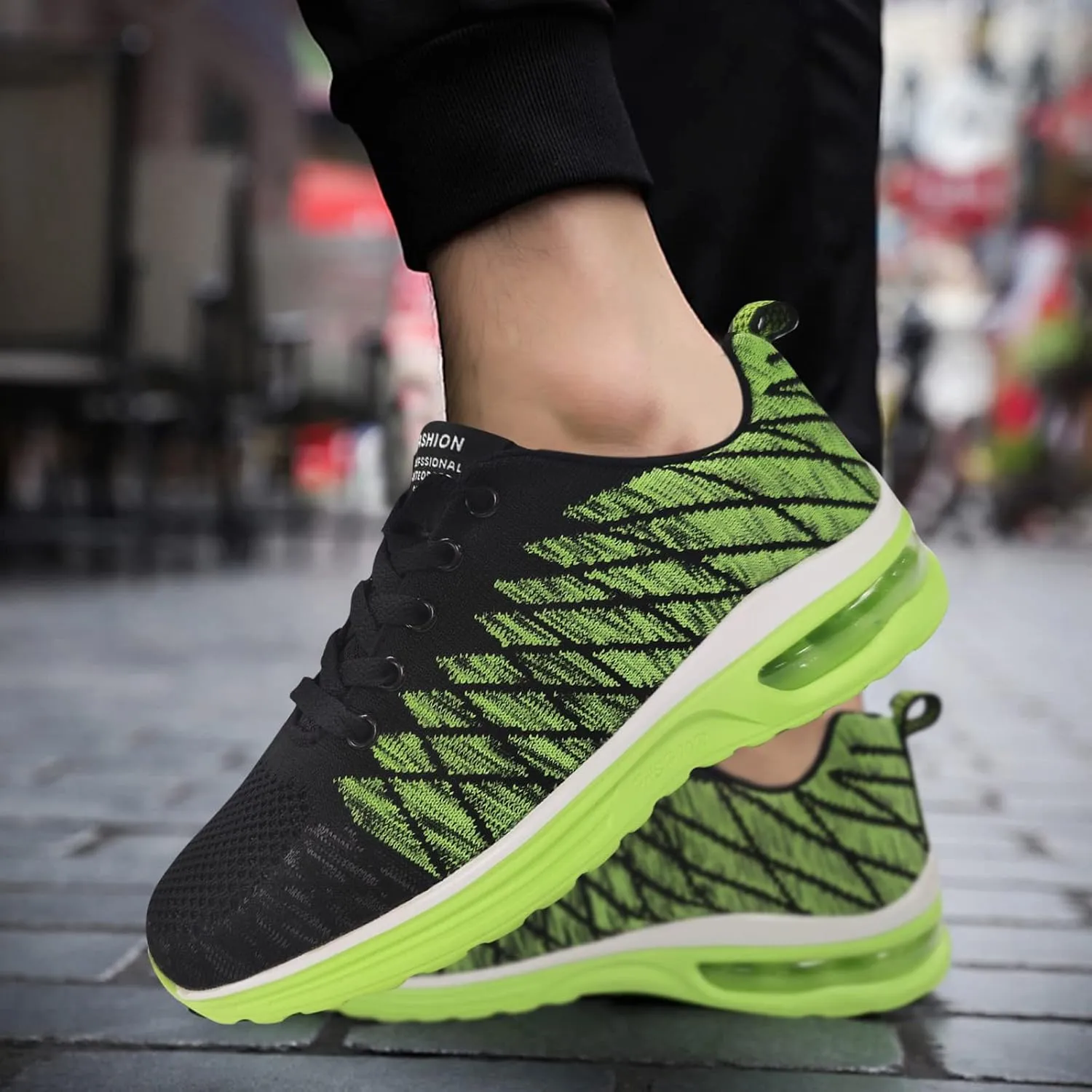 Arch Support Sports Shoes for Men Lightweight Breathable Slip on Running Shoe Men's Sport Breathable Mesh Shoes