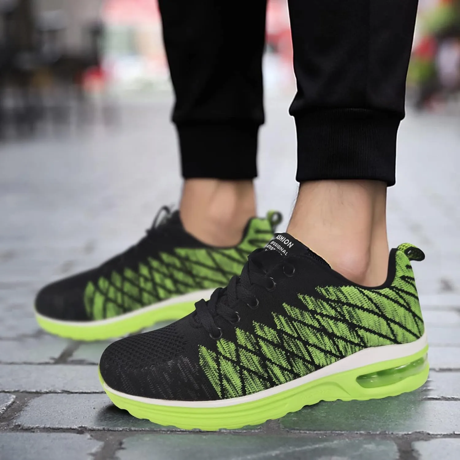 Arch Support Sports Shoes for Men Lightweight Breathable Slip on Running Shoe Men's Sport Breathable Mesh Shoes