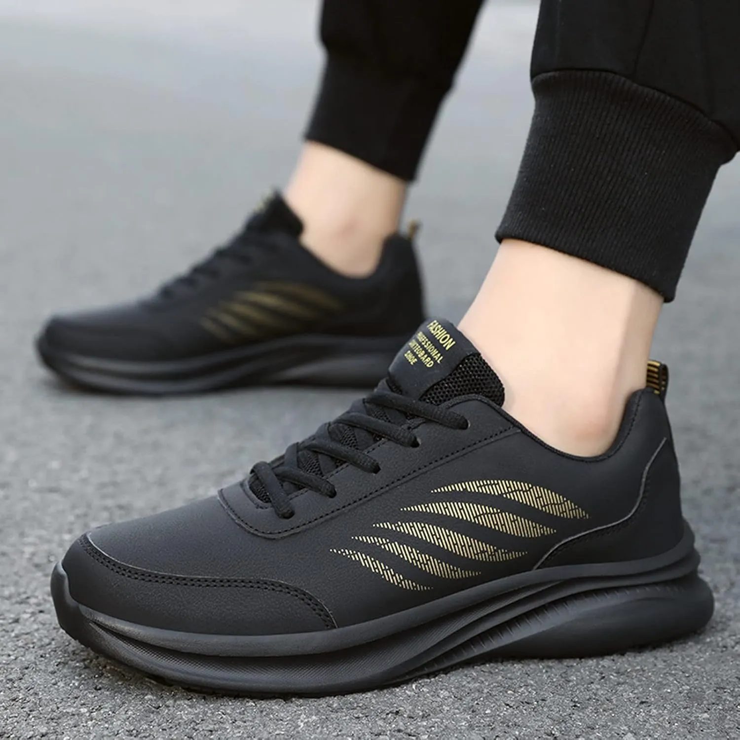 Athletic Fashion Sneakers for Men Casual Sneaker Mesh Breathable Walking Shoe Breathable Lace Up Shoes for Men