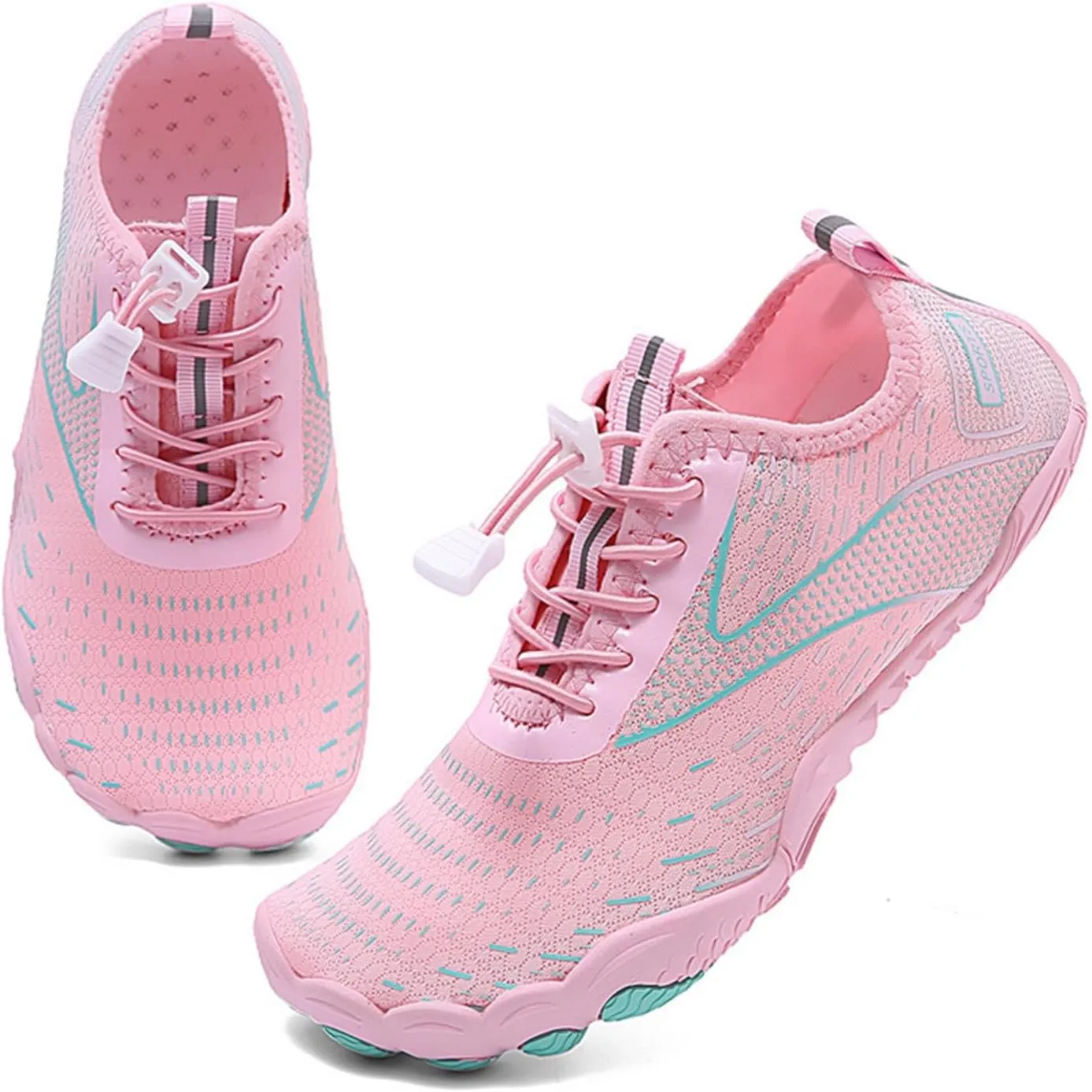 Barefoot Shoes for Women Men Breathable & Non Slip Athletic Footwear Wide Toe Couples Quick-Dry Water Aqua Shoes Beach Diving Widing Pool River Walking Summer Hiking Shoe Men,Indoor Fitness Shoe