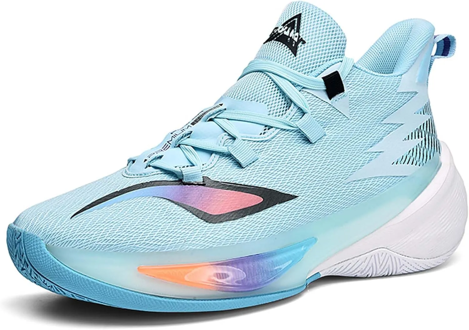 Basketball Men's Shoes Fashion Sneakers Breathable Training Running Shoes Men's Arch Support Basketball Shoes Non-Slip Casual Walking Sneakers