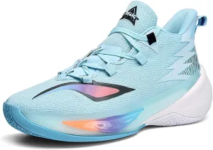 Basketball Men's Shoes Fashion Sneakers Breathable Training Running Shoes Men's Arch Support Basketball Shoes Non-Slip Casual Walking Sneakers