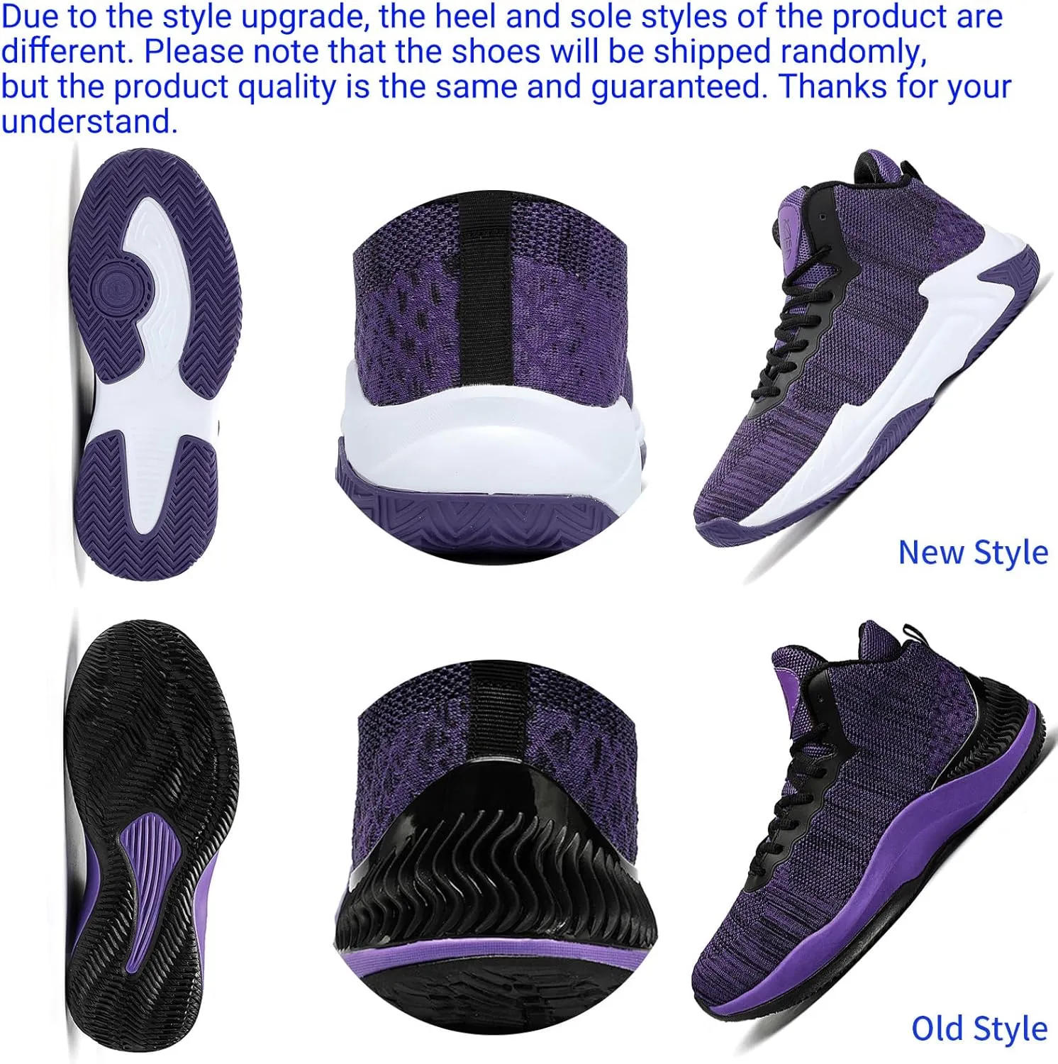 Beita High Upper Basketball Shoes for Men Sneakers Breathable Sports Shoes Anti Slip