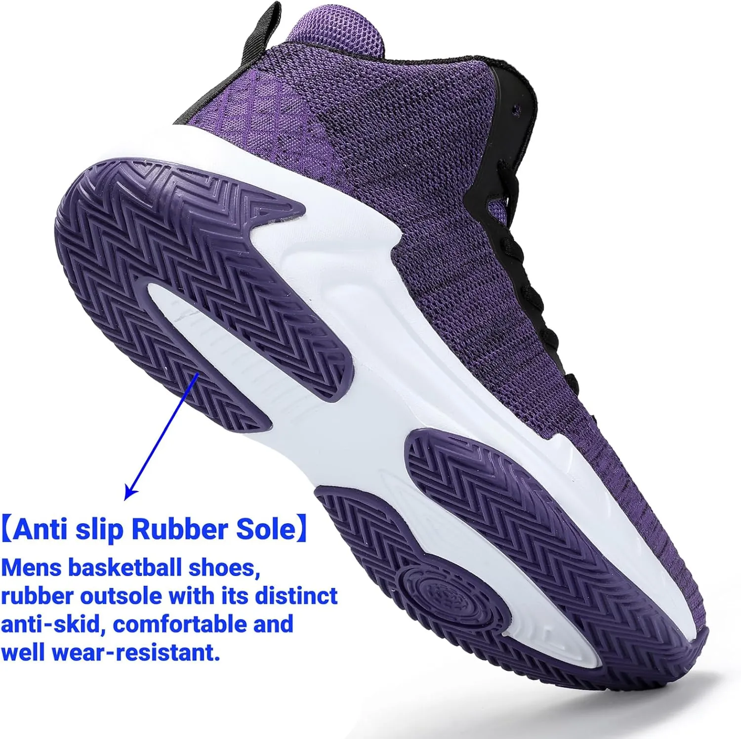 Beita High Upper Basketball Shoes for Men Sneakers Breathable Sports Shoes Anti Slip