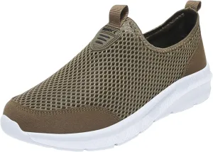 Breathable Diabetic Shoes for Men Comfortable Breathable Stretch Canvas Slip On Sneaker Versatile Elderly Shoes