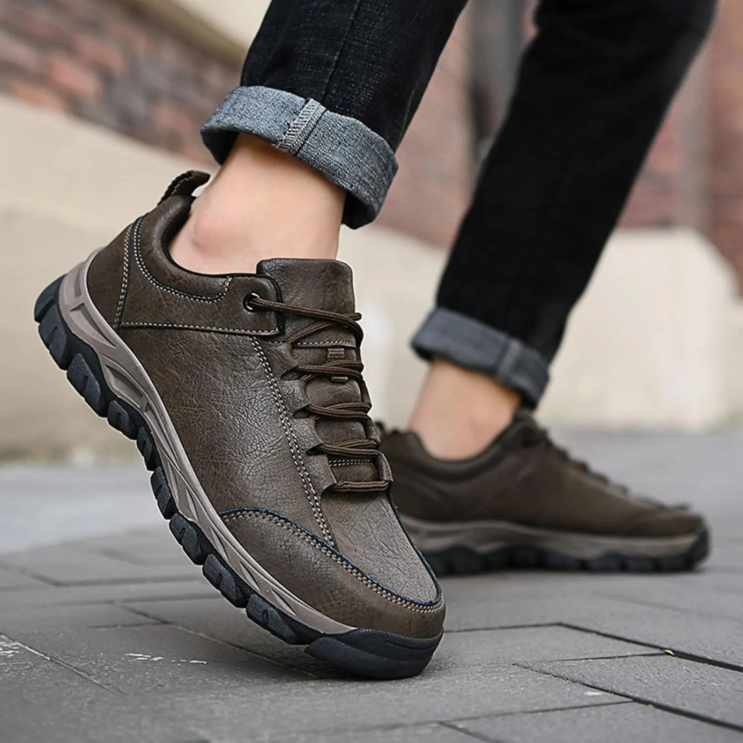 Breathable Walking Shoes for Men Casual Sneaker Mesh Breathable Walking Shoe Athletic Fashion Sneakers for Men