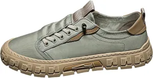 Canvas Shoes Men's Breathable New Men's Shoes Fashionable and Versatile Casual Board Mens Leather Shoes Casual Hand Sewn