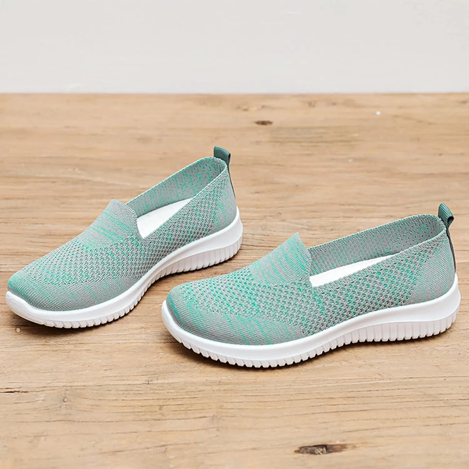 Casual Outdoor Fashion Slip-on Breathable Shoes Leisure Wedges Womens Colorful Shoes