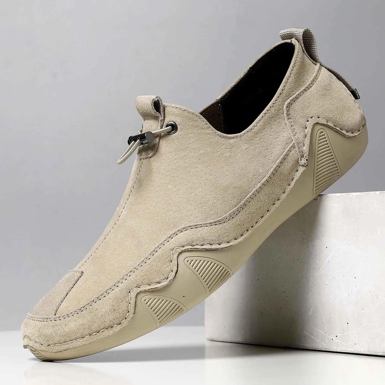 Casual Shoes for Men Soft Cushions Athletic Fashion Simple Versatile Office Classic Work Slip On Loafers