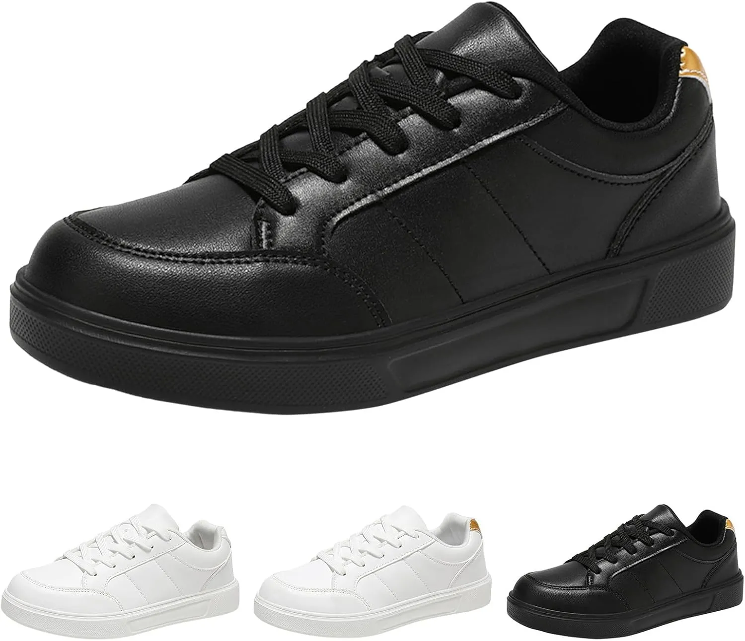 Classic Athletic Skateboard Sneakers for Women Breathable Mesh Shoes for Gym Workout Sports Grounded Footwear