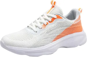 Classic Athletic Skateboard Sneakers for Women Casual Lace Up Non Slip Walking Shoes Lightweight Workout Shoe