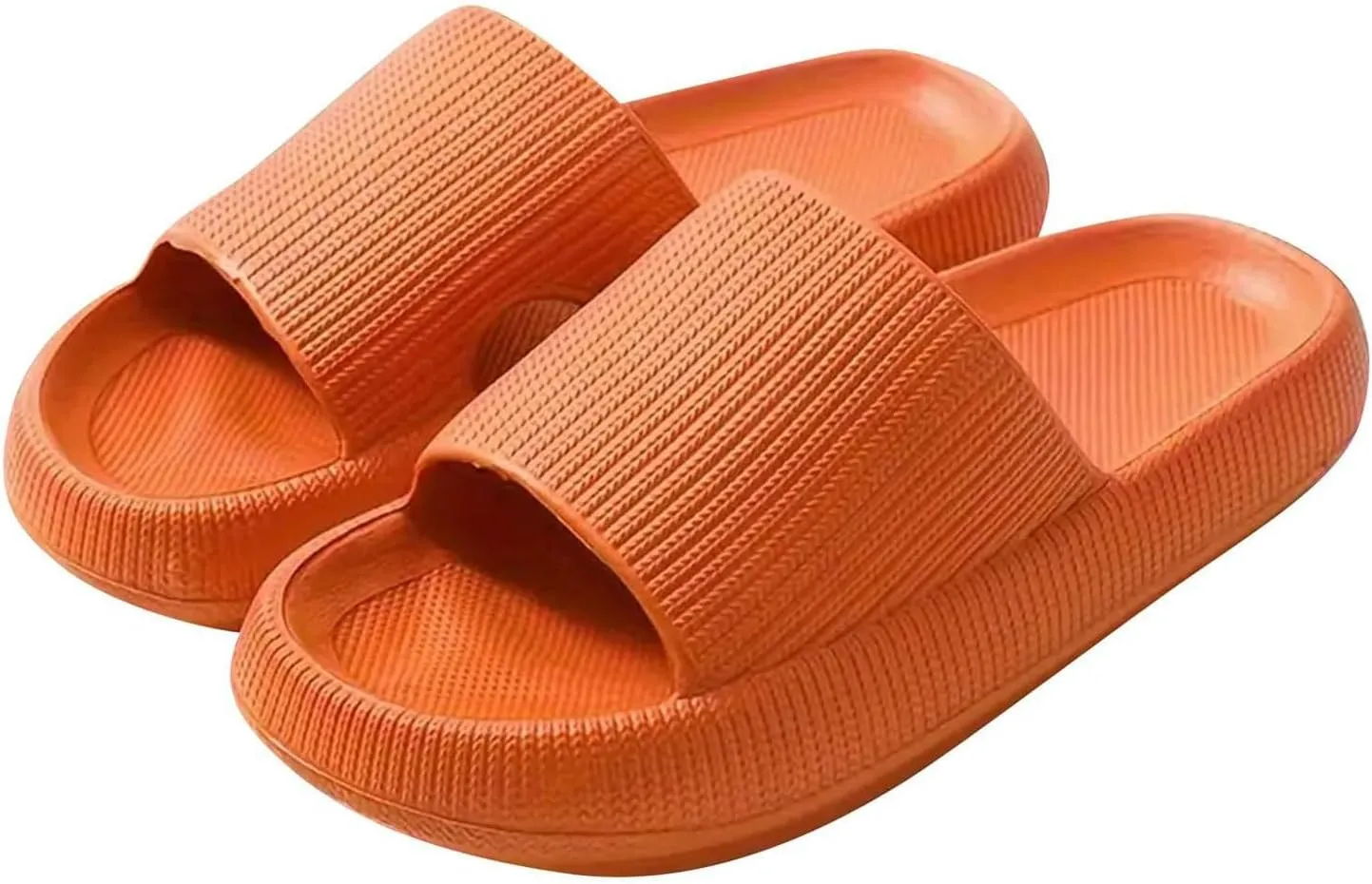 Cloud Slippers for Women Men Pillow Slippers Soft Summer Beach Shoes Casual Non Slip Sandal Indoor Slides Bathroom Sandals Comfy and Cushioned Thick Sole Easy to Clean
