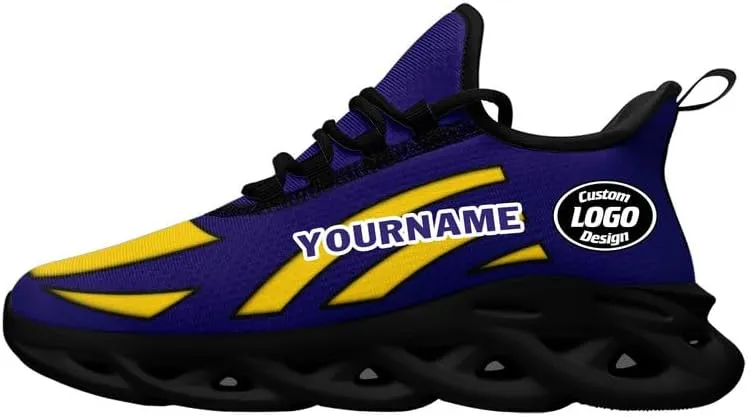 Custom Fashion Sneakers for Men Women Add Name/Logo Personalized Athletic Running Casual Shoes Cushioned Trainers