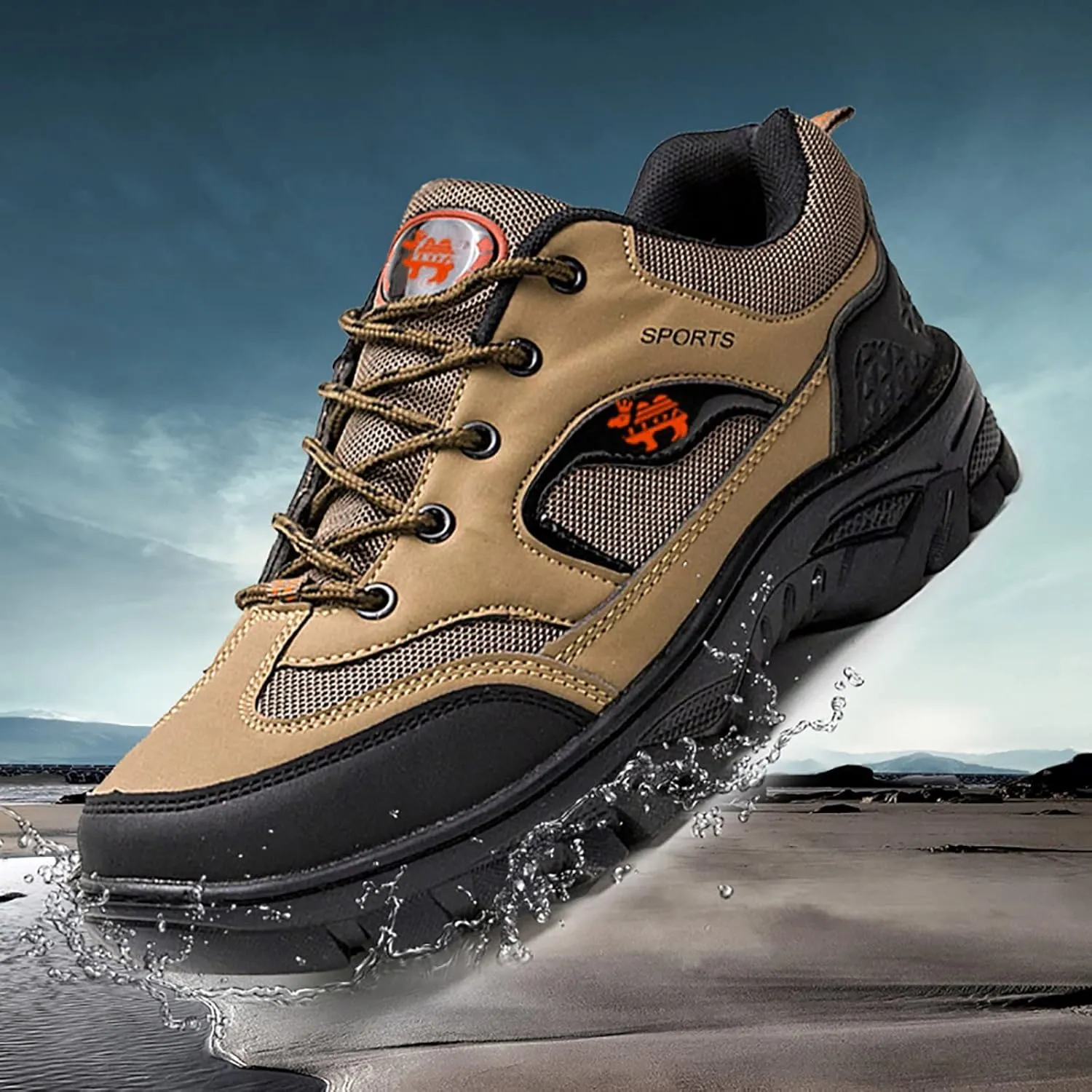 Fashion Orthopedic Sneakers for Men Casual Sneaker Mesh Breathable Walking Shoe Men's Breathable Barefoot Shoes
