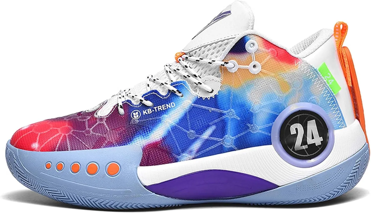 High-top Men's Basketball Shoes Fashion Anti-Slip Sneakers Breathable Comfortable Training Running Shoes Outdoor Casual Walking Shoes