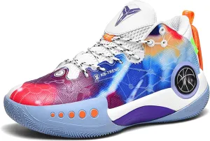 High-top Men's Basketball Shoes Fashion Anti-Slip Sneakers Breathable Comfortable Training Running Shoes Outdoor Casual Walking Shoes