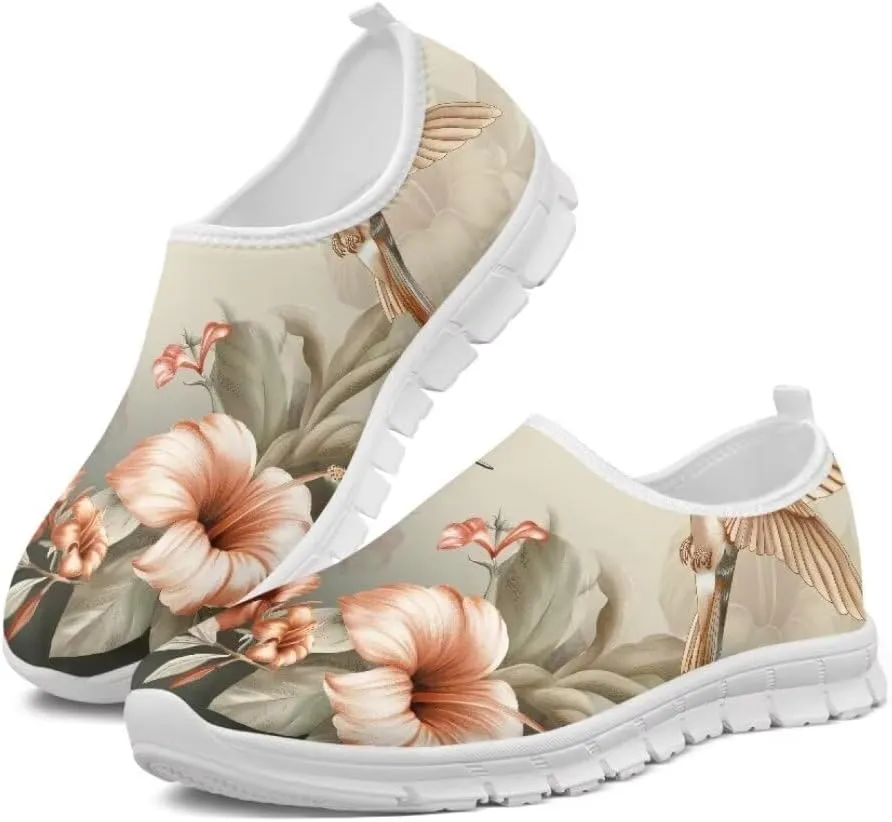 Jeiento Womens Casual Shoes Play Fashion Sneaker Dressy Shoes Slip-On Soft Shoes Anti-Skid/Breathable/Slip-On Outdoor Walking Shoes