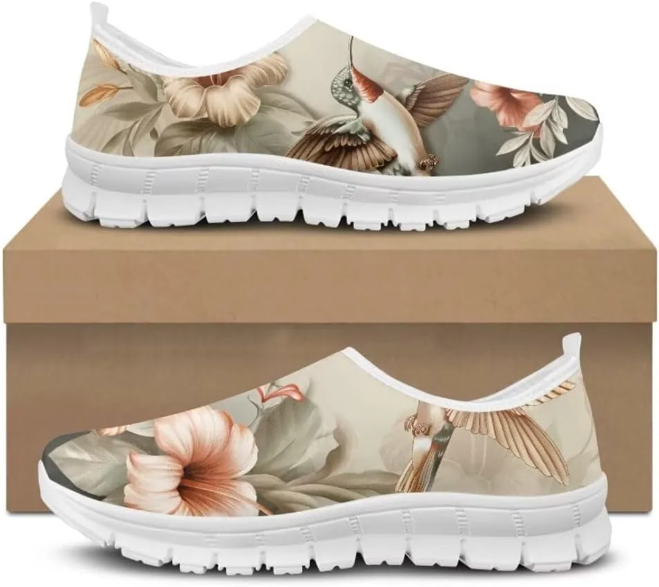 Jeiento Womens Casual Shoes Play Fashion Sneaker Dressy Shoes Slip-On Soft Shoes Anti-Skid/Breathable/Slip-On Outdoor Walking Shoes