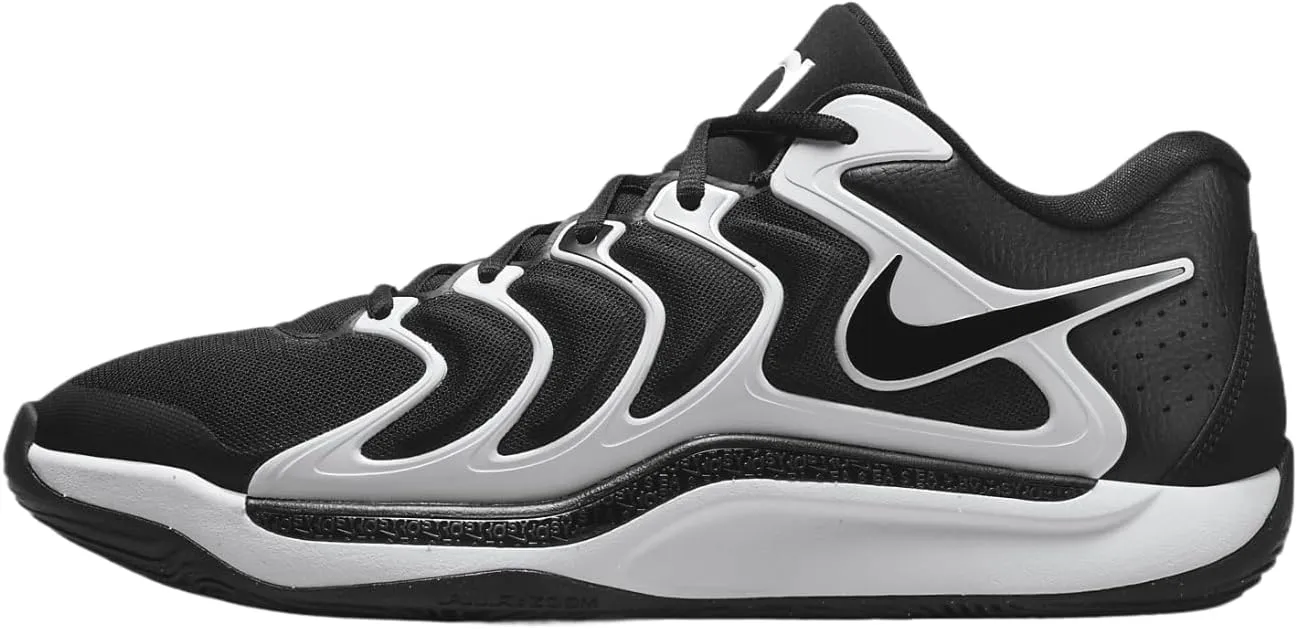 KD17 Basketball Shoes (FV1307-001, Black/White/Black) Size 10.5