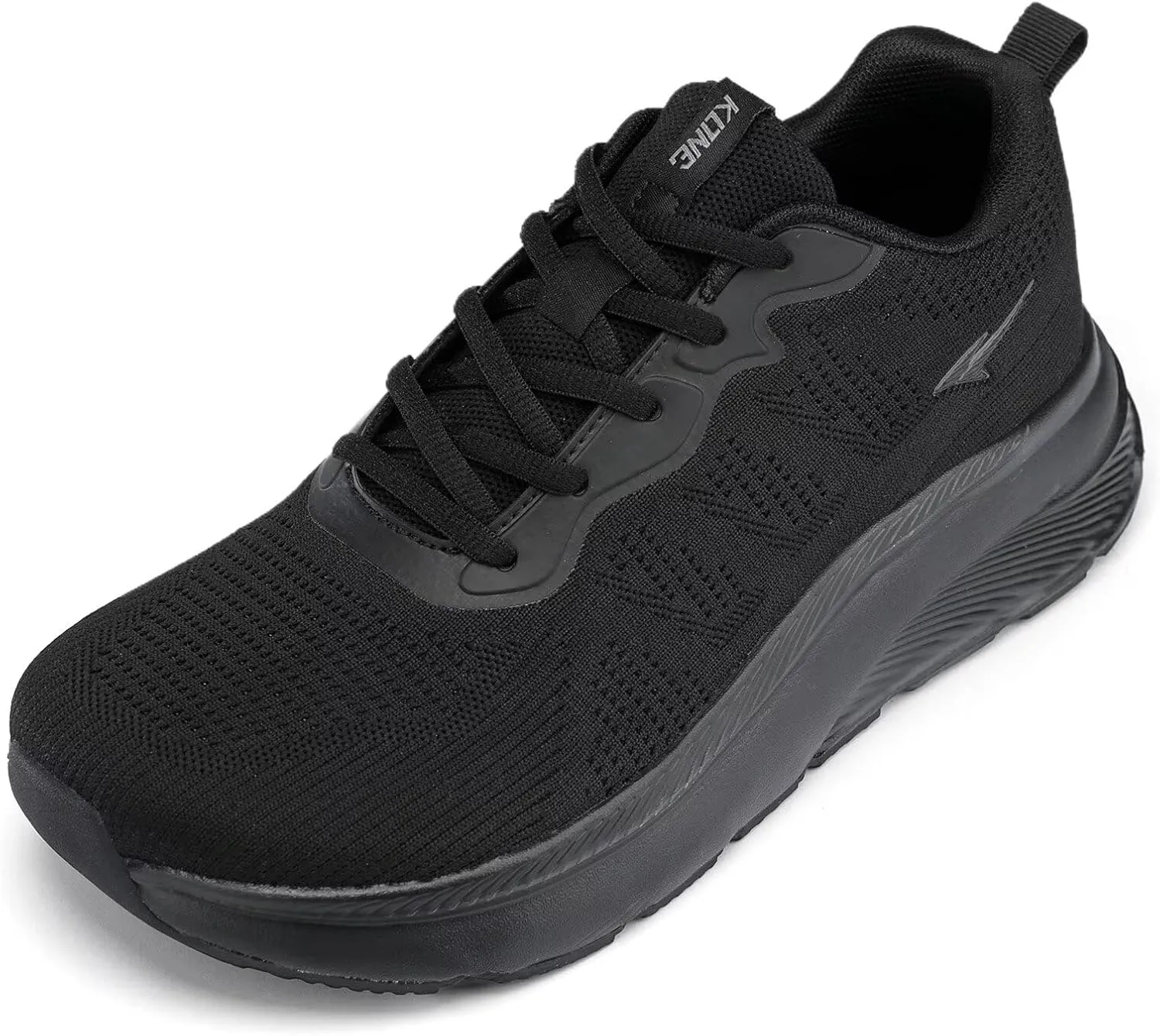 KDN Wide Toe Box Shoes for Men Cushioned Road Running Shoes Non Slip Mens Walking Sneakers