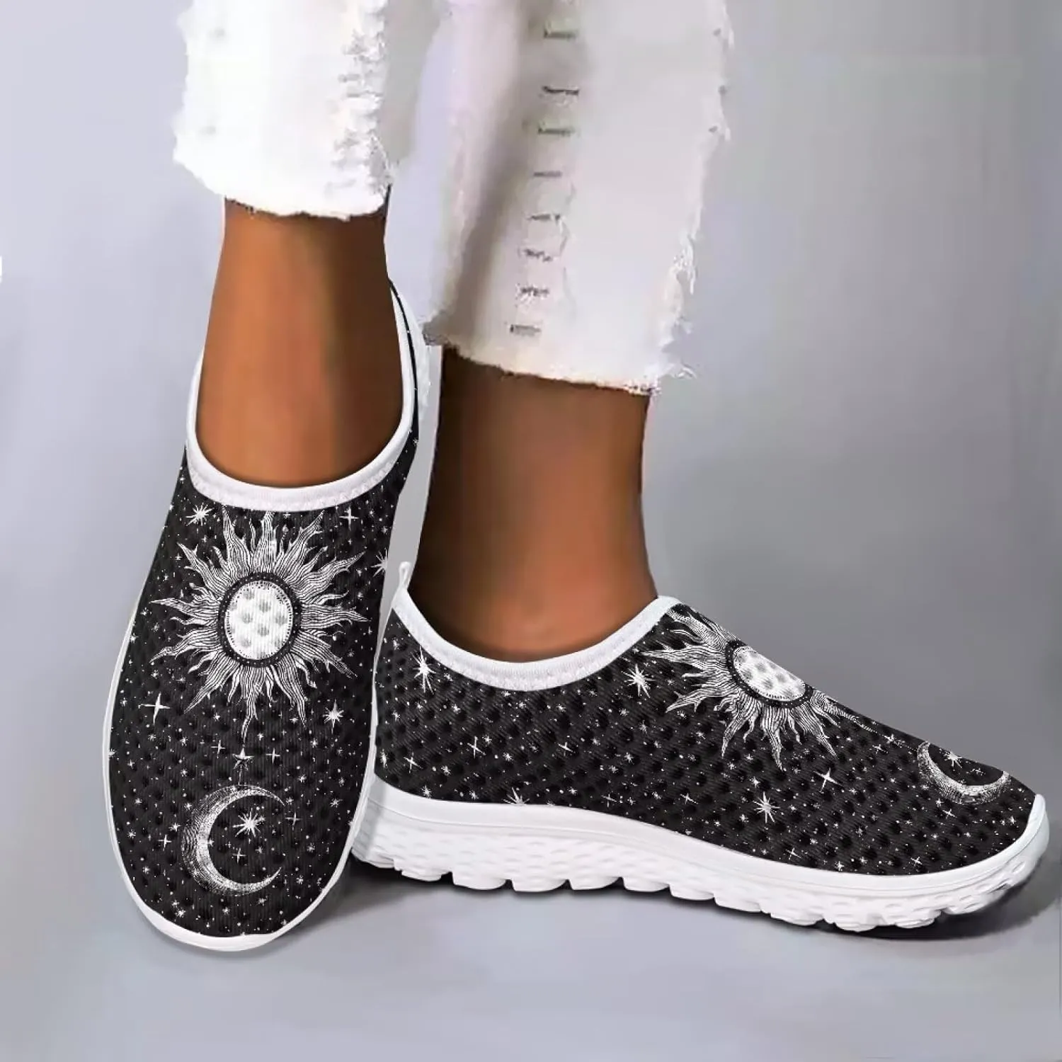 KEIAHUAN Womens Running Shoes Fashion Breathable Knit Casual Walking Sneaker Lightweight Comfortable Running Shoes