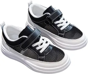 Kids Slip On Walking Shoes for Boys Girls Mesh Hollow Lightweight Breathable Wide Toe Sneakers Athletic Shews for Girls