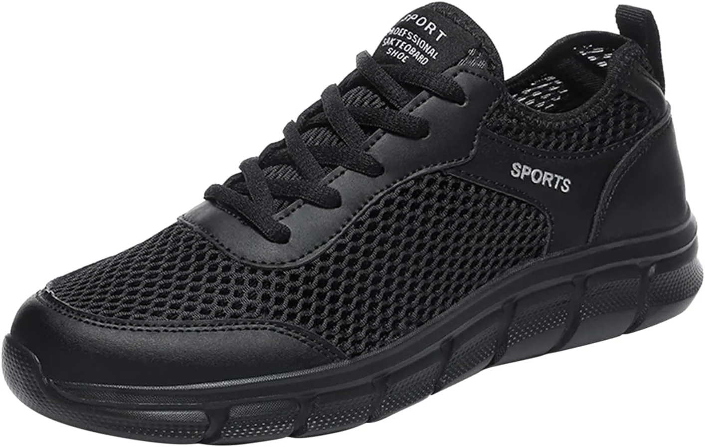 Men's Arch Support Workout Shoes Lightweight Breathable Walking Shoe Gym Tennis Lightweight Work Shoes for Men