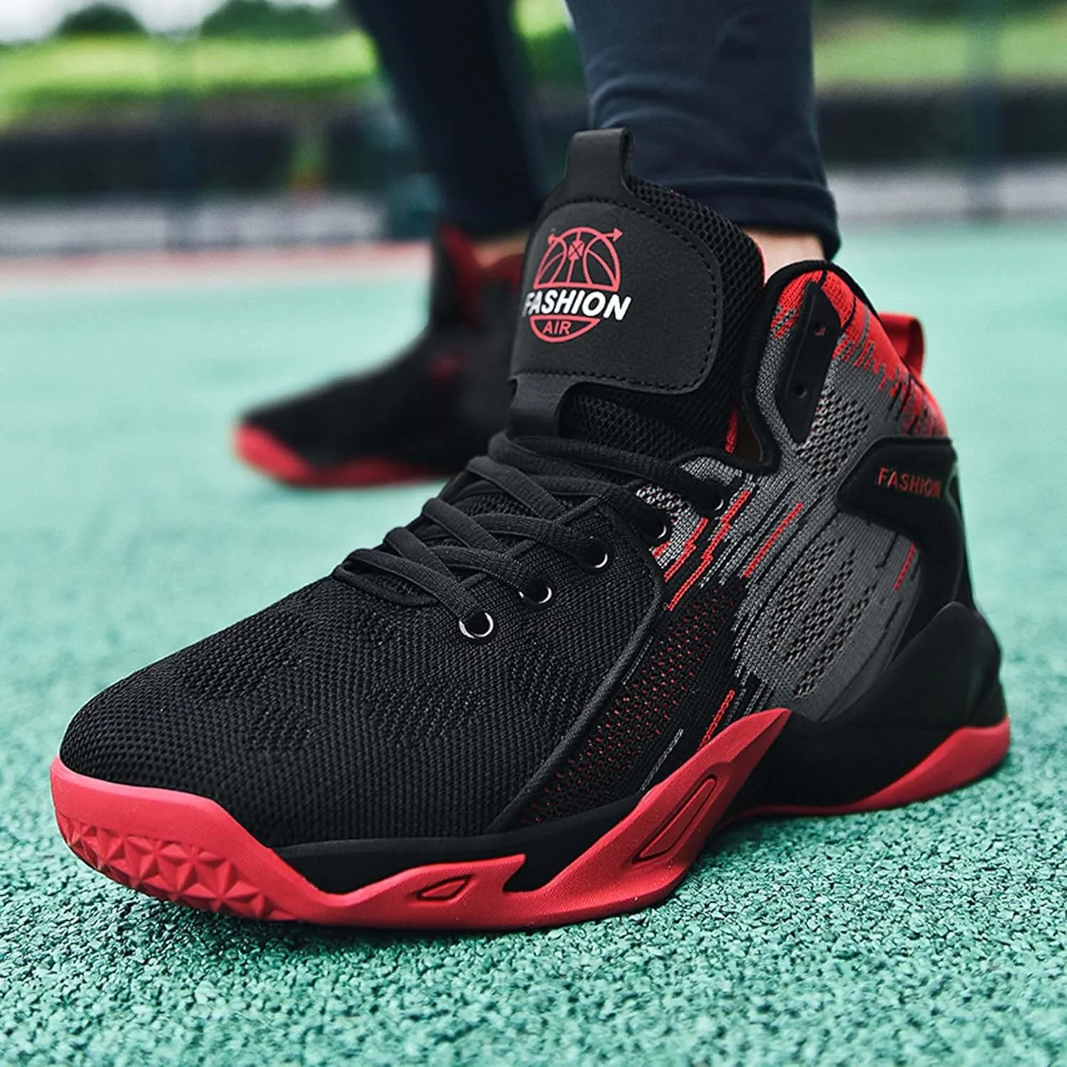 Men's Basketball Shoes Mesh Breathable Sneakers Non-Slip Training Running Tennis Shoes Street Casual Walking Men's Shoes