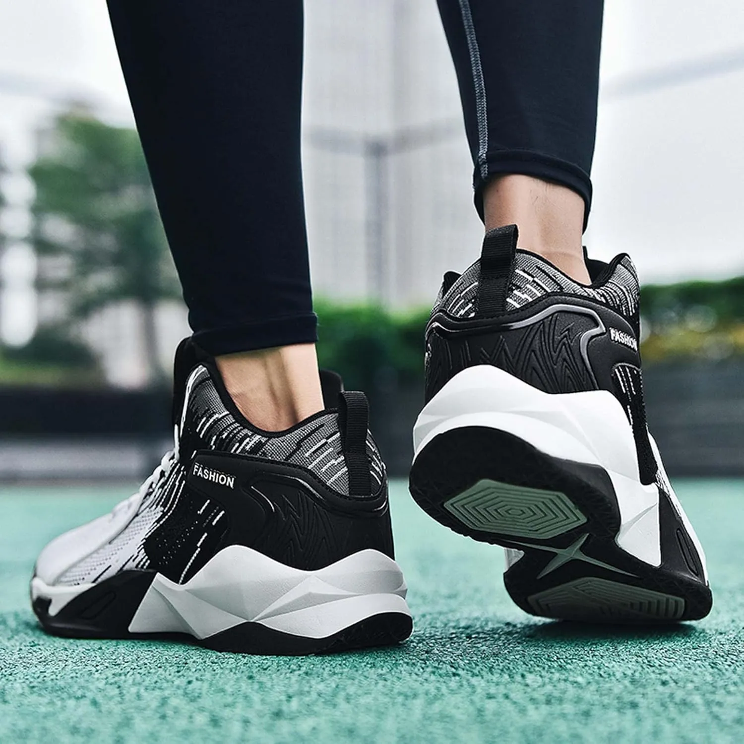 Men's Basketball Shoes Mesh Breathable Sneakers Non-Slip Training Running Tennis Shoes Street Casual Walking Men's Shoes