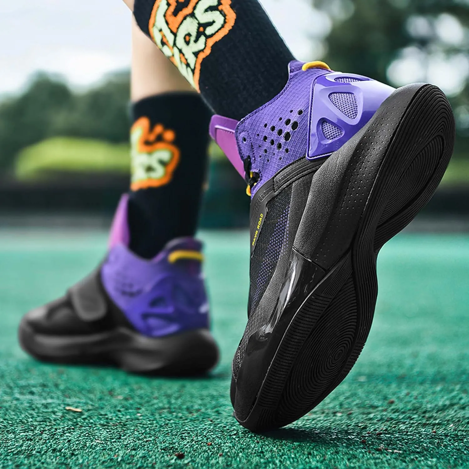 Men's Basketball Shoes,Cicada Wing Design Series,Arch Support High Top Basketball Shoes,Running Shoes Sneakers,Daily Training Shoes,Combat Basketball Shoes,Indoor and Outdoor Basketball Shoes