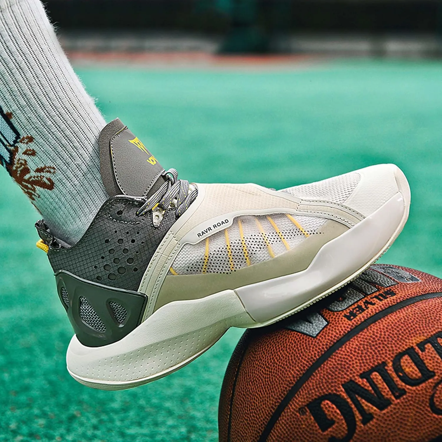 Men's Basketball Shoes,Cicada Wing Design Series,Arch Support High Top Basketball Shoes,Running Shoes Sneakers,Daily Training Shoes,Combat Basketball Shoes,Indoor and Outdoor Basketball Shoes