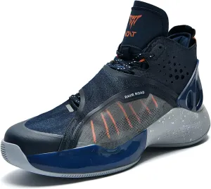 Men's Basketball Shoes,Cicada Wing Design Series,Arch Support High Top Basketball Shoes,Running Shoes Sneakers,Daily Training Shoes,Combat Basketball Shoes,Indoor and Outdoor Basketball Shoes