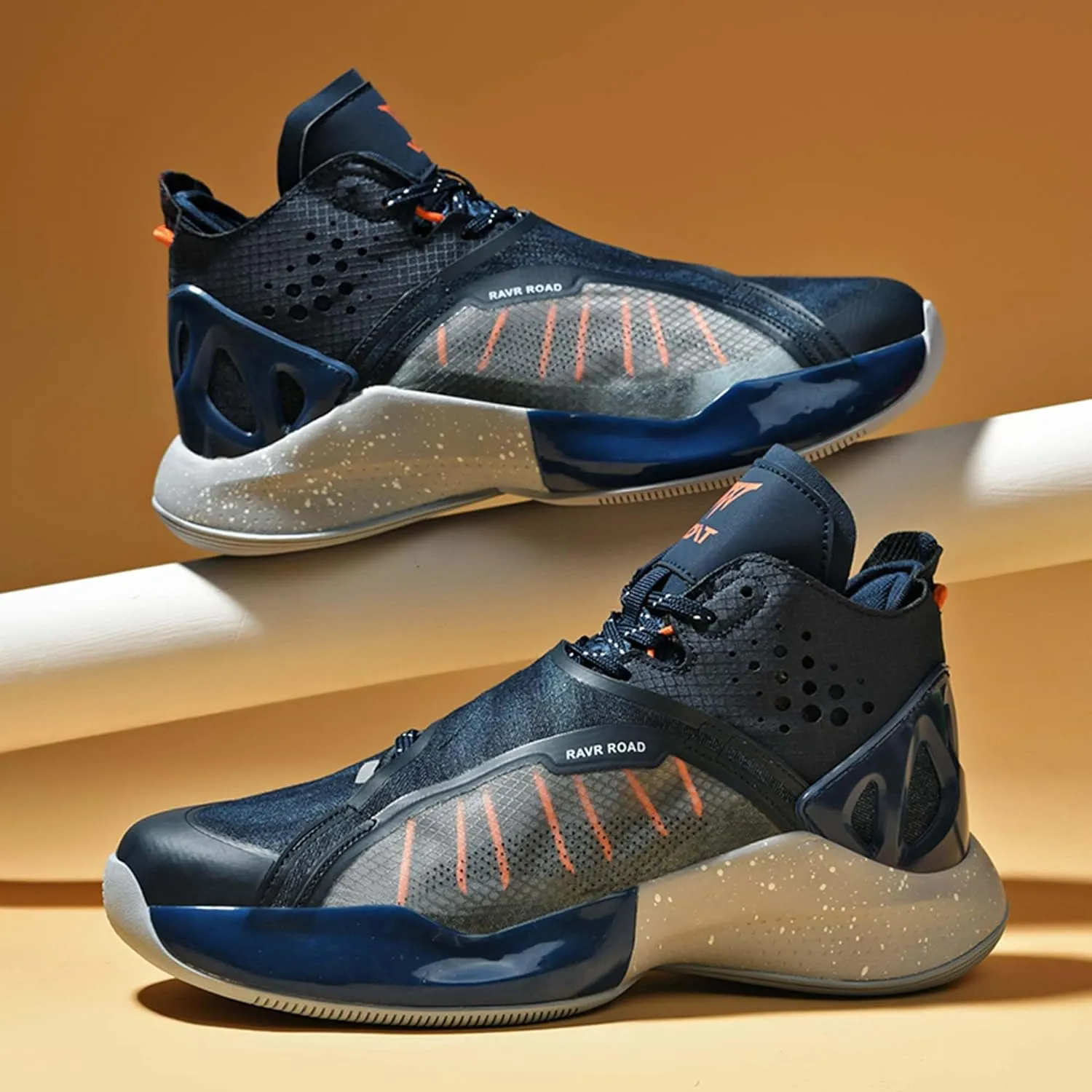 Men's Basketball Shoes,Cicada Wing Design Series,Arch Support High Top Basketball Shoes,Running Shoes Sneakers,Daily Training Shoes,Combat Basketball Shoes,Indoor and Outdoor Basketball Shoes