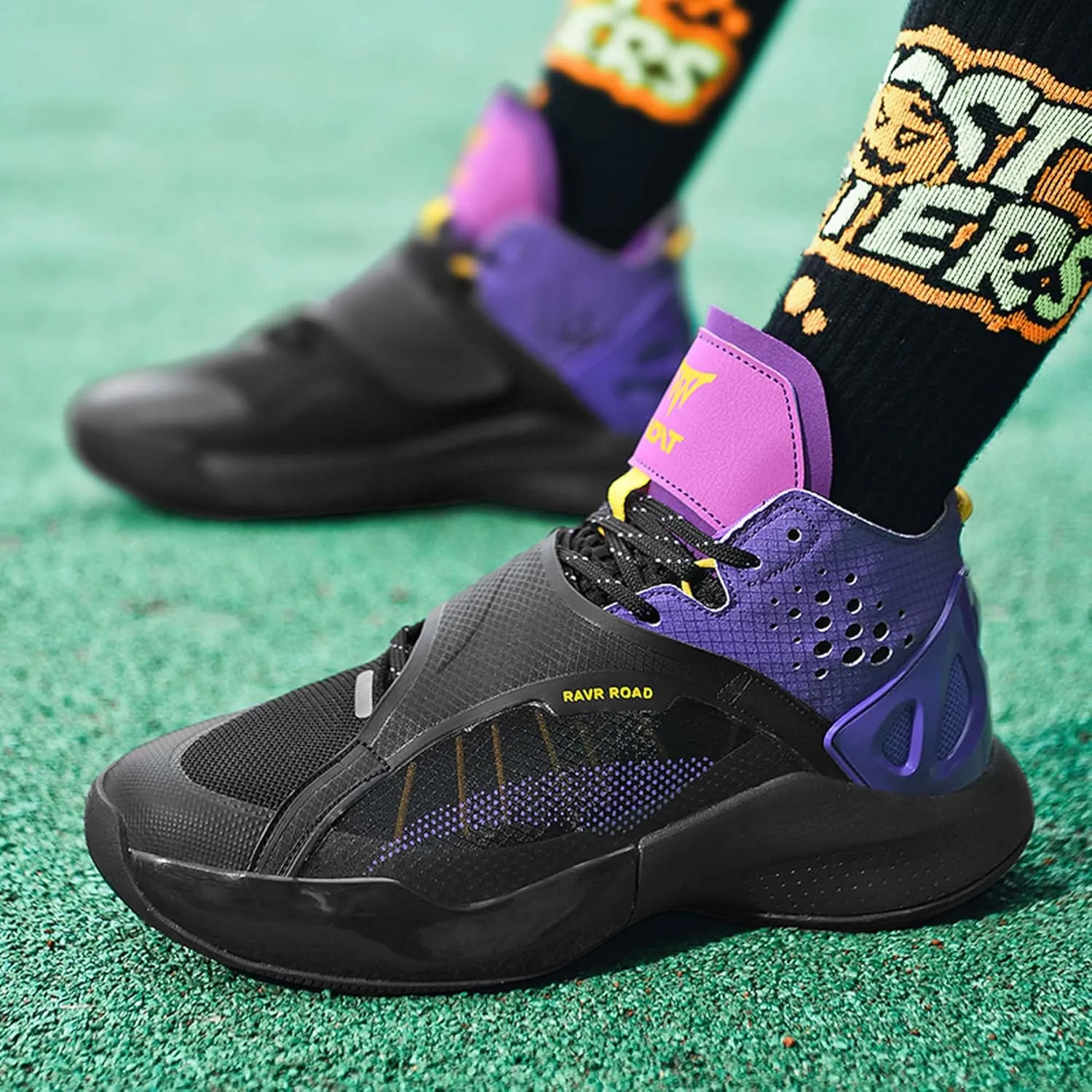 Men's Basketball Shoes,Cicada Wing Design Series,Arch Support High Top Basketball Shoes,Running Shoes Sneakers,Daily Training Shoes,Combat Basketball Shoes,Indoor and Outdoor Basketball Shoes