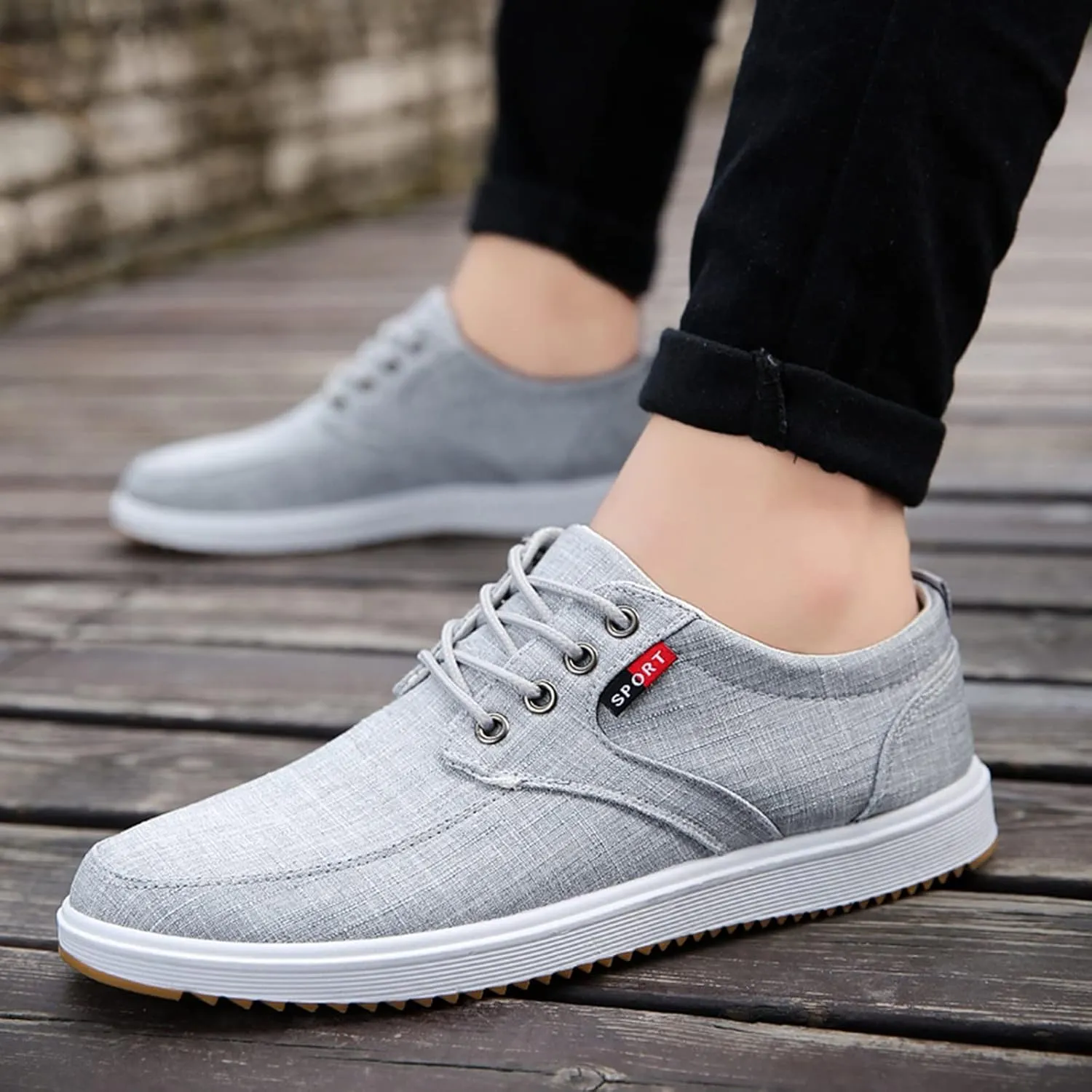 Men's Breathable Mesh Running Shoes Breathable Casual Comfortable Walking Sneaker Soft Flat Soled Elderly Shoes