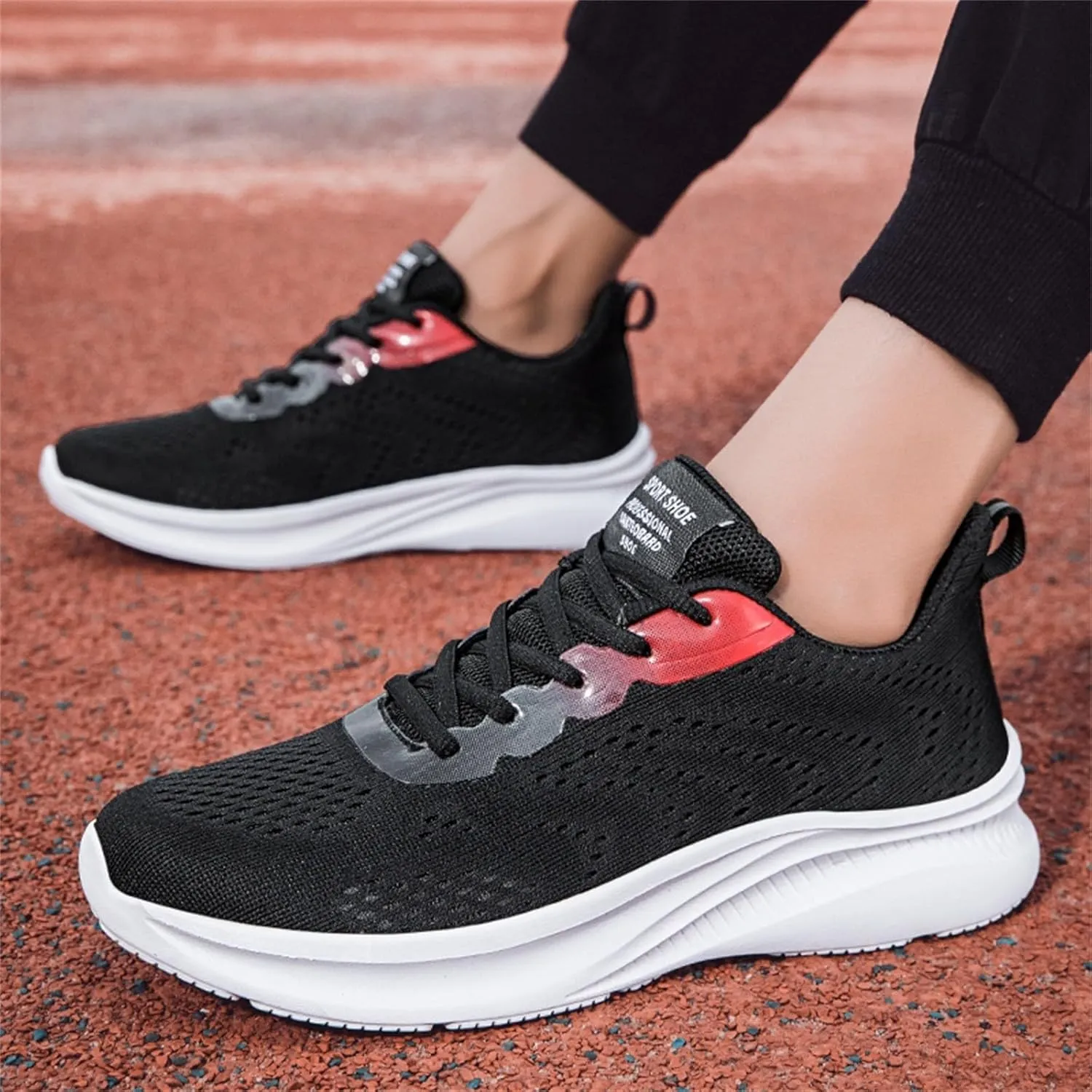Men's Breathable Mesh Running Shoes Lightweight Breathable Walking Shoe Gym Tennis Athletic Gym Tennis Sneakers