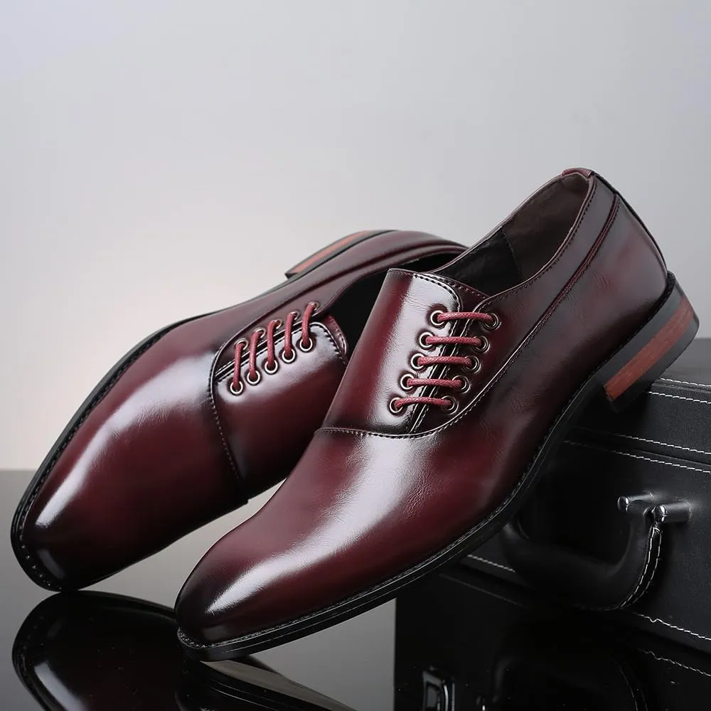 Men's Business Office Wedding Formal Modern Oxfords