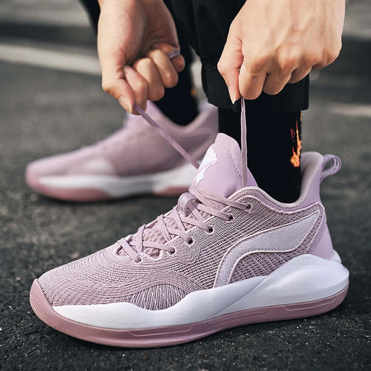 Men's Casual Sneakers Light Breathable Mesh Basketball Shoes Non-Slip Training Running Shoes Outdoor Casual Walking Men's Shoes