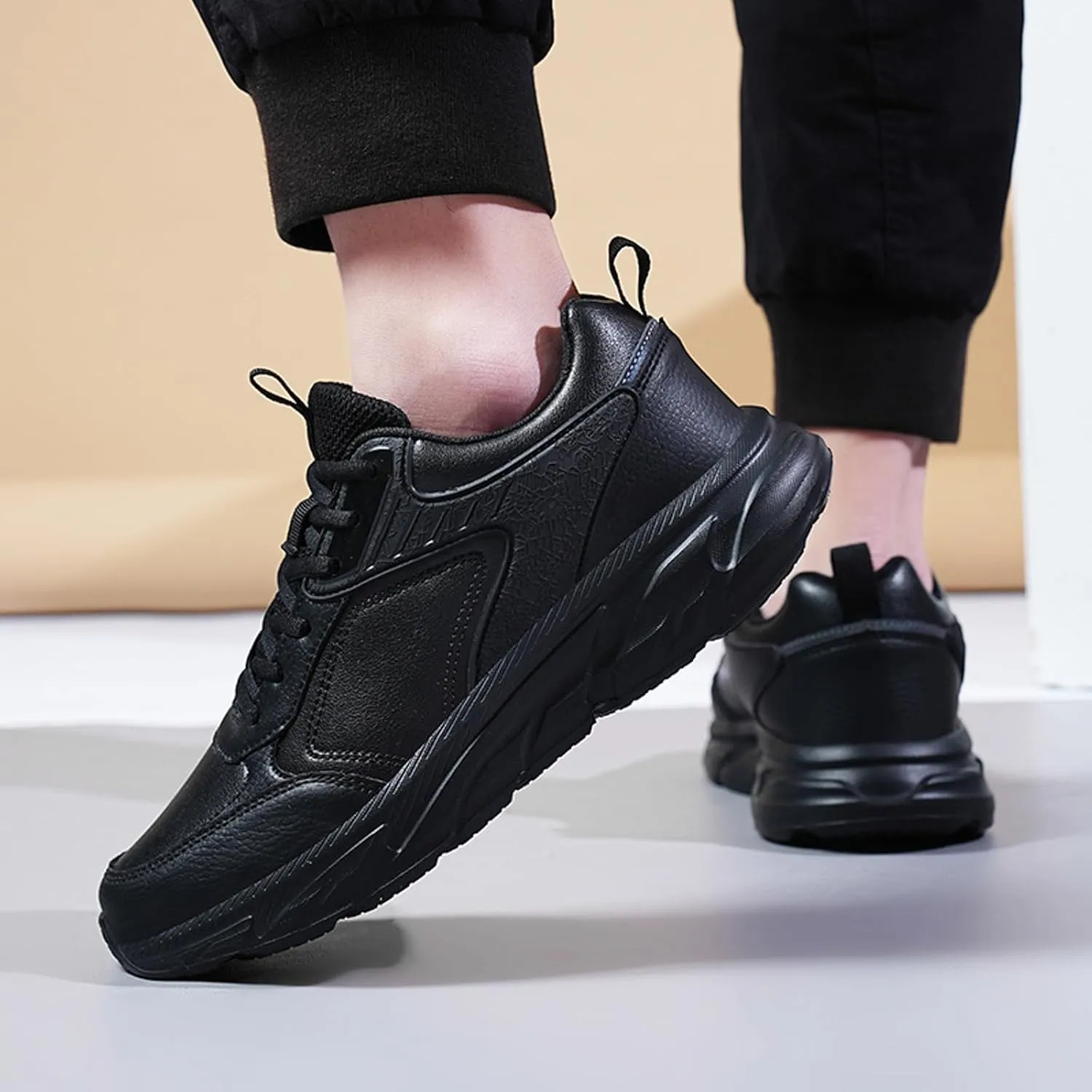 Men's Classic Casual Jogging Sneakers Comfortable Breathable Lightweight Tennis Shoe Comfortable Stretch Shoes