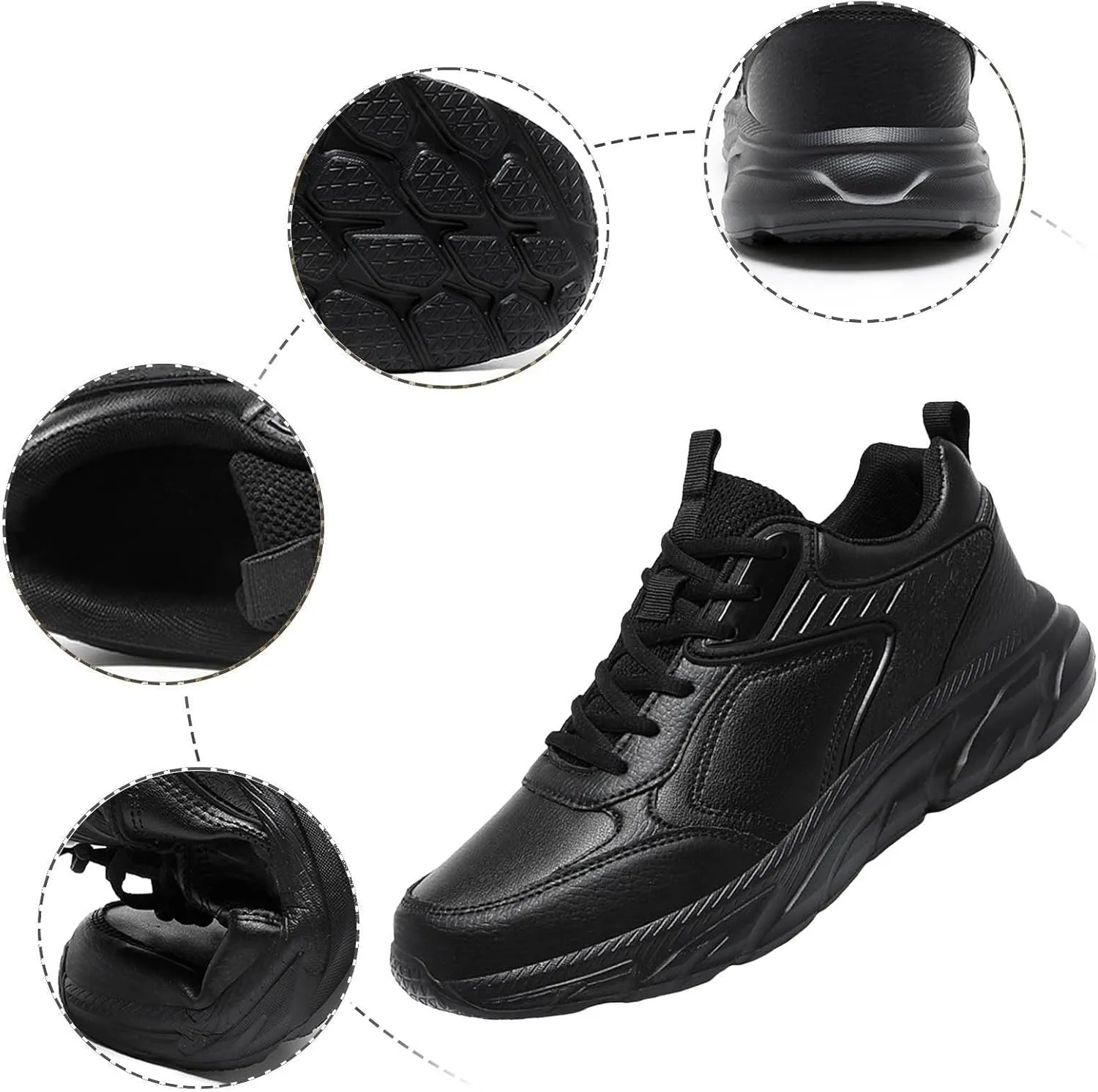Men's Classic Casual Jogging Sneakers Comfortable Breathable Lightweight Tennis Shoe Comfortable Stretch Shoes