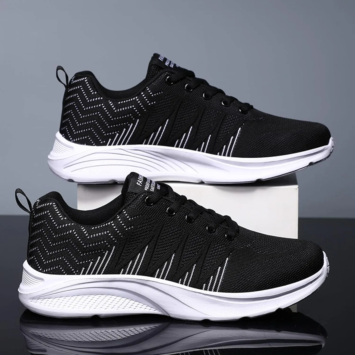 Men's Classic Casual Jogging Sneakers Lightweight Breathable Walking Shoe Gym Tennis Athletic Fashion Sneakers