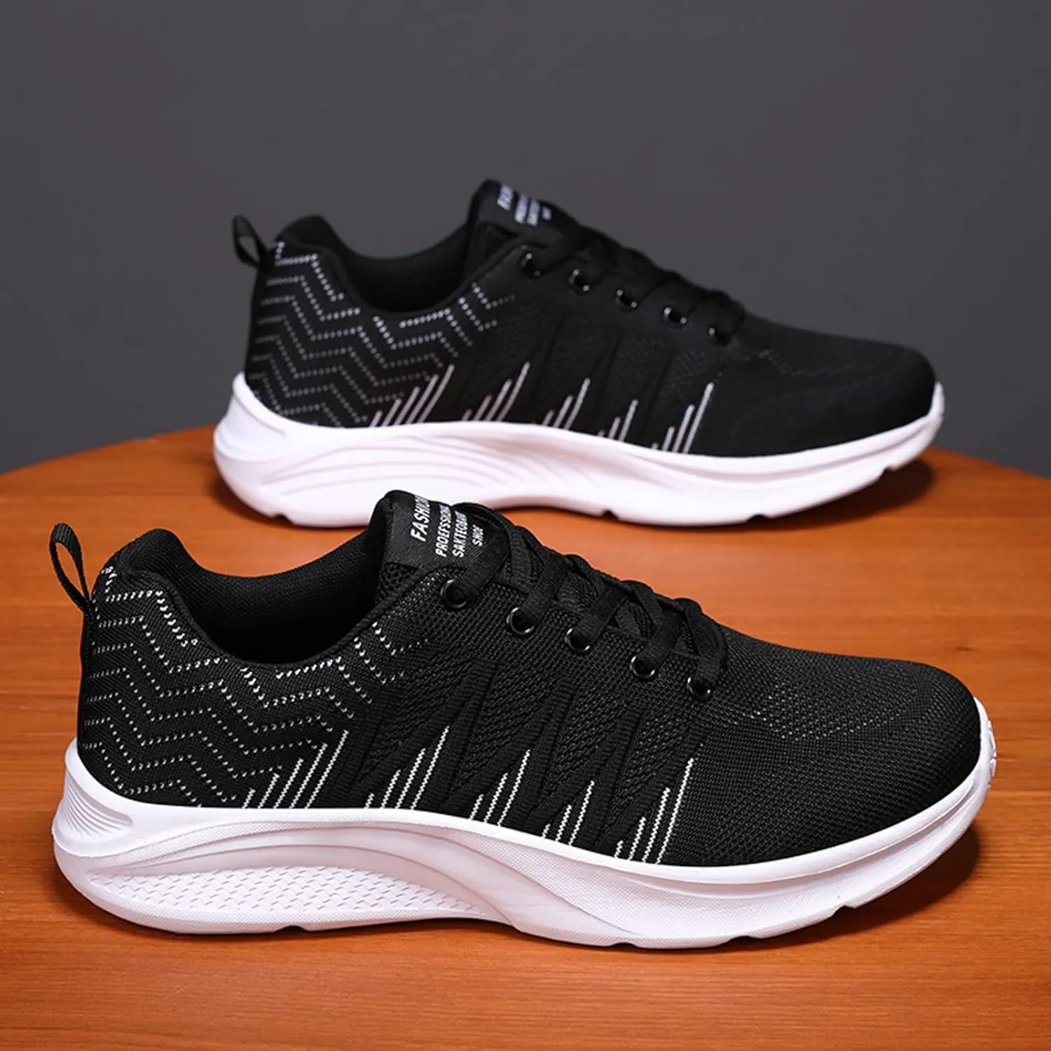 Men's Classic Casual Jogging Sneakers Lightweight Breathable Walking Shoe Gym Tennis Athletic Fashion Sneakers