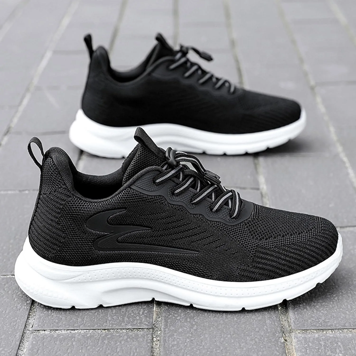 Men's Classic Casual Jogging Sneakers Portable Non Slip Fitness Workout Shoe Men's Stylish Lightweight Sneakers