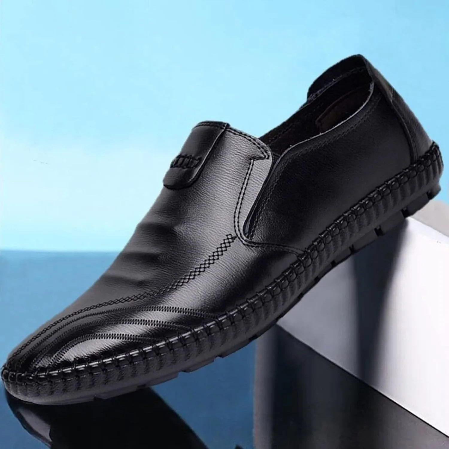 Mens Classic Dress Oxfords Shoes for Men Comfortable Modern Fashion Formal Leather Walking Shoes