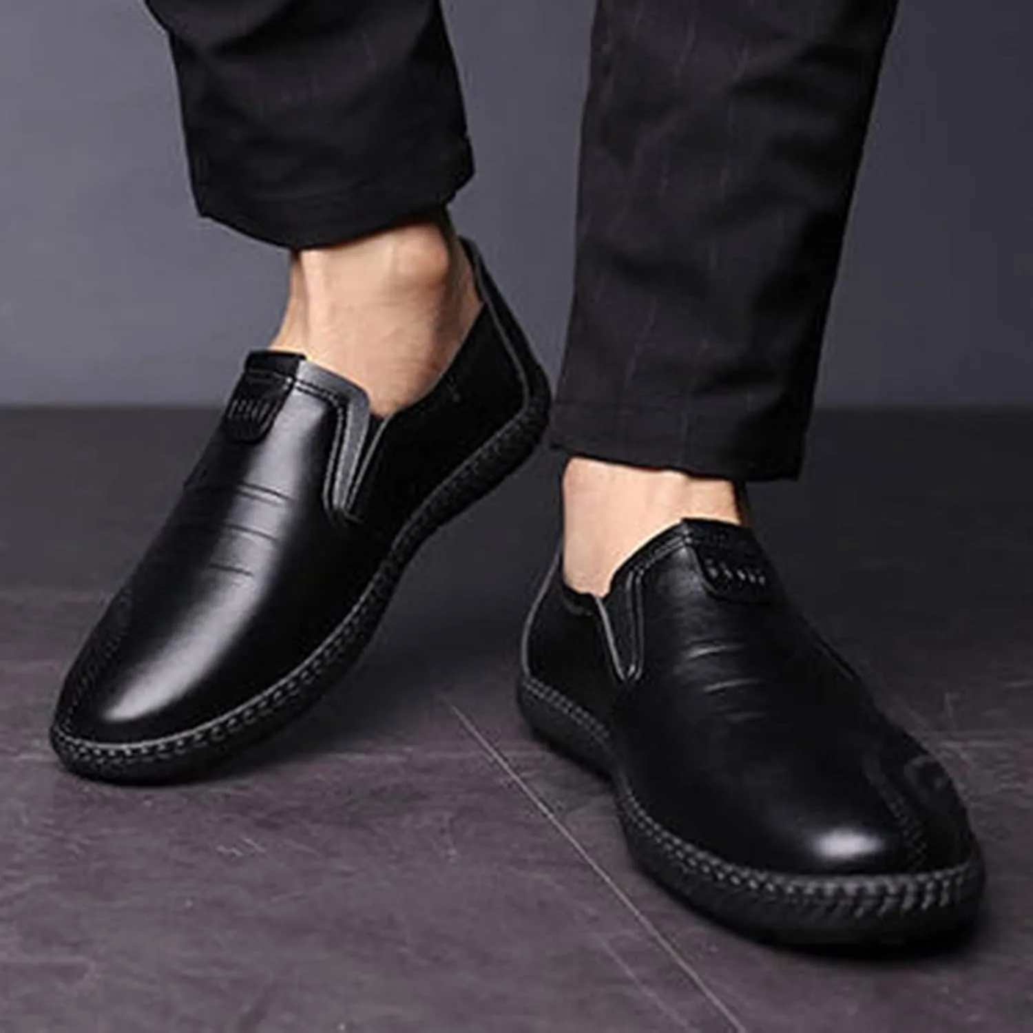 Mens Classic Dress Oxfords Shoes for Men Comfortable Modern Fashion Formal Leather Walking Shoes